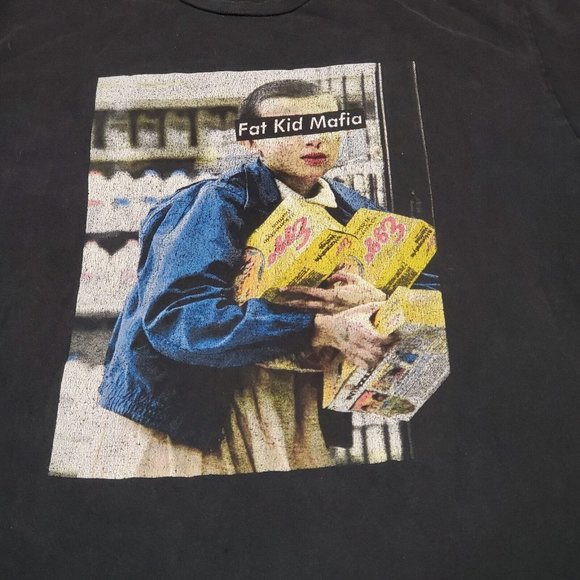 Fat Kid Mafia FKM Eleven 11 Stranger Things T-Shirt Size Large Sz L - Picture 3 of 7